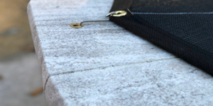 Brass anchor stainless steel hook for custom pool covers