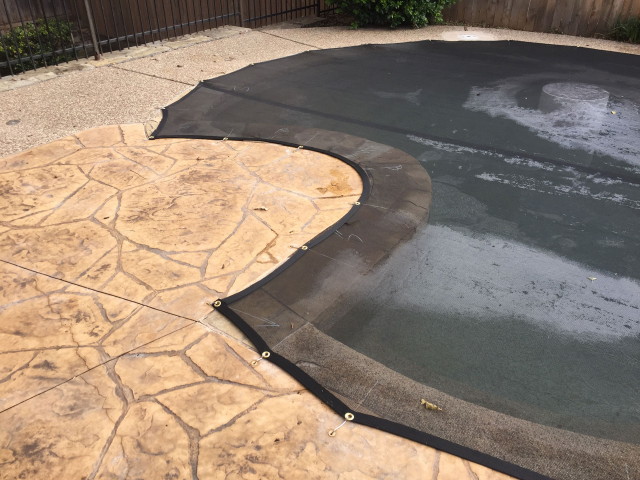 Form-Fitting Pool Cover