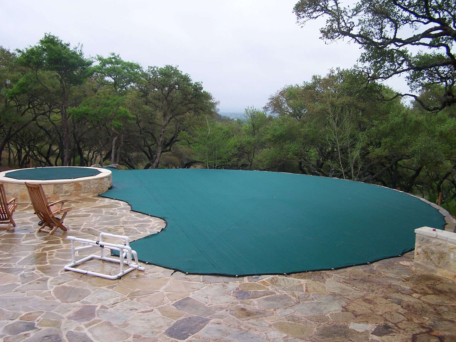 Combination - Pool Leaf Cover and Safety Net