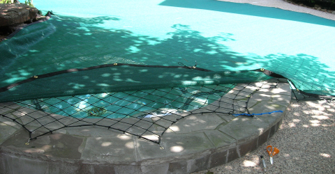 Combination - Pool Leaf Cover and Safety Net